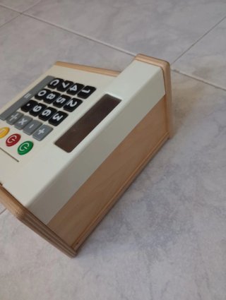 Calculadora registradora de juguete