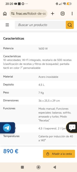 Robot de cocina Mycook Touch BLACK EDITION WiFi