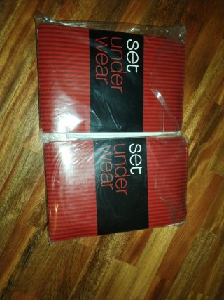 Set 2 Camisetas Interiores XL Blancas