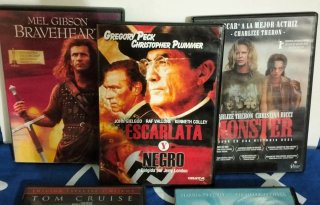Lote 5 Películas DVD: Braveheart, Monster, etc.