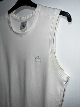 Camiseta Tirantes Adidas Vintage Blanca