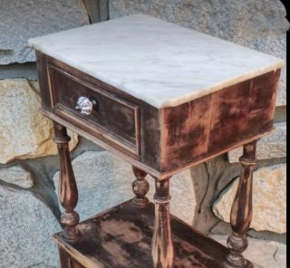 Mesilla antigua estilo Alfonsino s.XIX con marmol