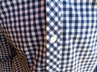 Camisa cuadros azul y blanco Talla M