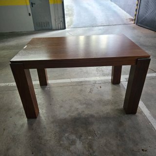 Mesa de comedor de madera extensible 130/230x85×75