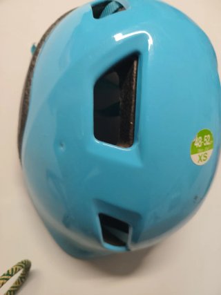 Casco infantil azul talla XS