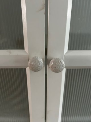 Vitrina Ikea Blanca Cristal