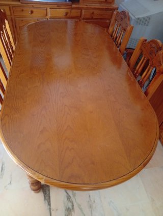 Mesa comedor madera maciza