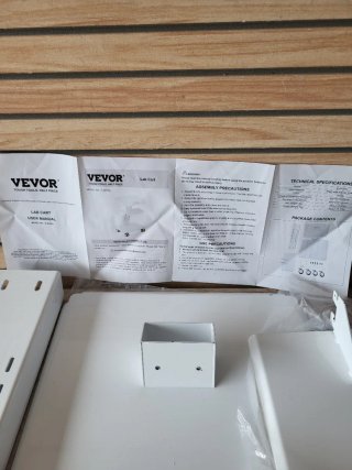 Carro de laboratorio VEVOR acero
