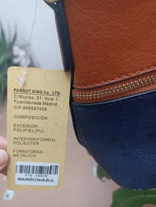 Bolso bandolera bicolor Oso Parrot King