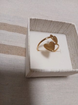 Anello fascia cuori acciaio regolabile