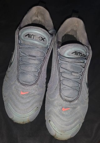 Nike Air Max 720 Zapatillas Negras y Grises réflex
