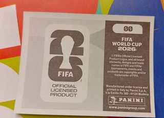 Cromo Panini FIFA World Cup 2026 - Pro - Número 00