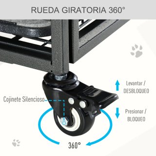 Jaula Perro Metal Plegable