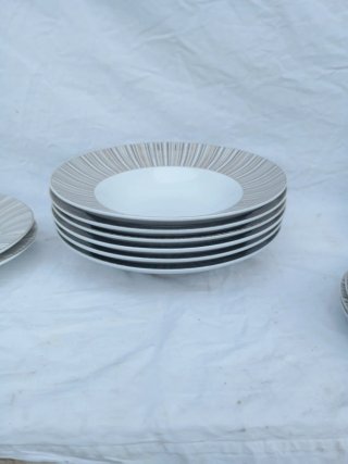 !OCASIÓN! Juego Vajilla Maisons Cerámica Porcelana