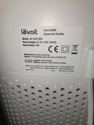Purificador de Aire Levoit Core 600S Beige
