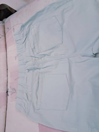 Pantalones niña azul