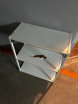 Estantería Metálica Blanca Ikea 3 Niveles