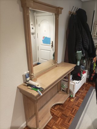 Consola recibidor espejo 130x83cm