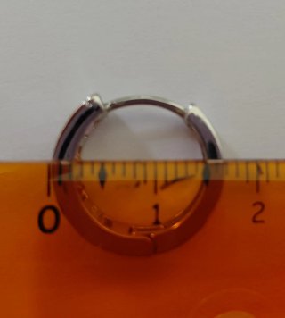 Pendientes aro con circonitas