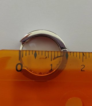 Pendientes aro con circonitas