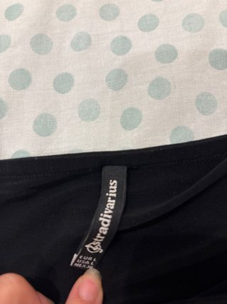 Body Stradivarius Talla L Negro Volante