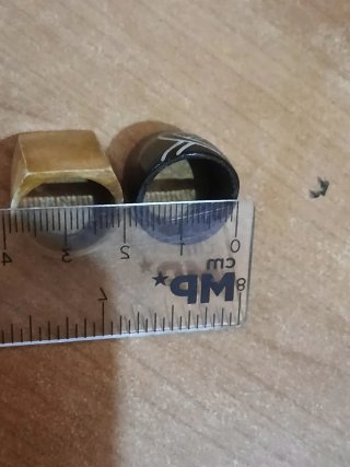 2 Anillos Vintage Hueso Tallado