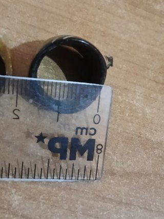 2 Anillos Vintage Hueso Tallado