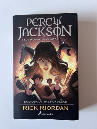 Lote 4 libros Percy Jackson.