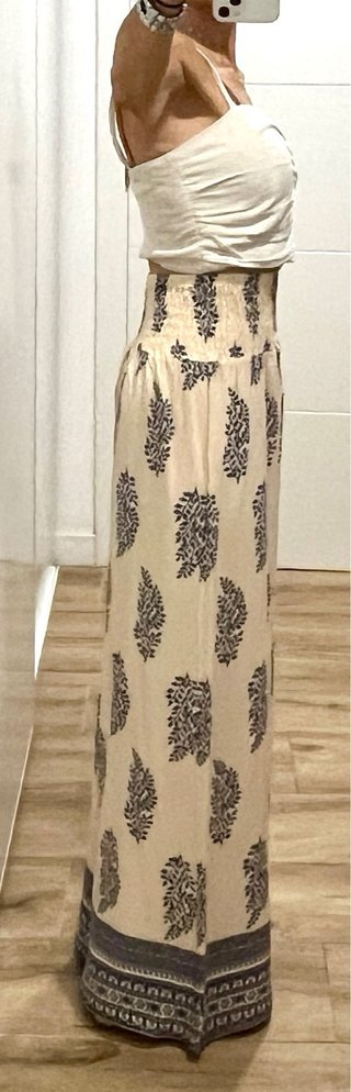 Pantalón palazzo bohemio ancho