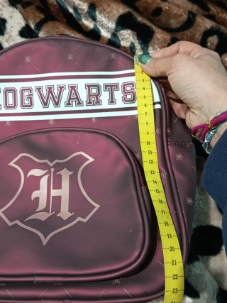 Mochila Hogwarts Dorada y Morada