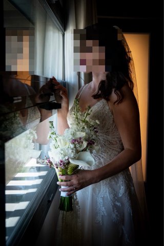 Vestido de Novia Encaje y perlas