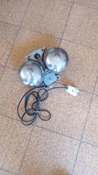 Campana eléctrica doble vintage