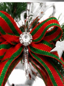 Pack gafas llamativas y cascabel navideño decorati