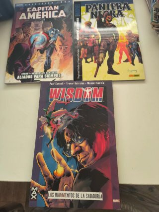 Lote de comics a 3€ cada uno.