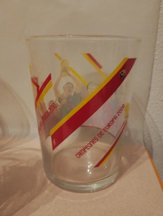 Lote 5 vasos España futbol 2012 CEPSA
