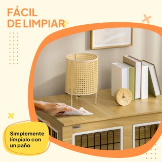 Jaula Madera Perros 2 Puertas