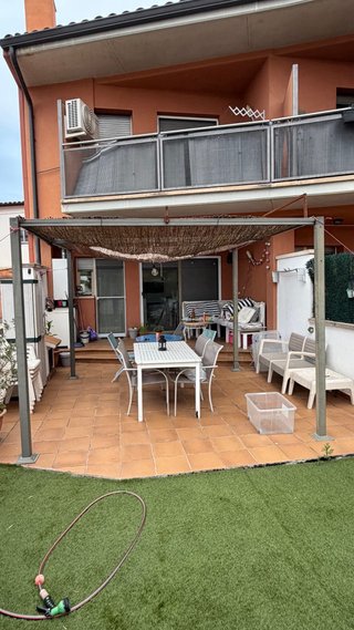 Muebles Jardin + mesa + pergola + amacas
