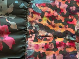 Top Adolfo Dominguez Multicolor y Leggings Rosa