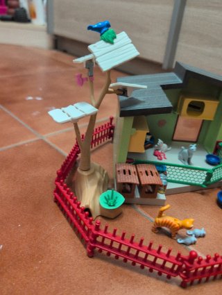 Hotel para gatos Playmobil