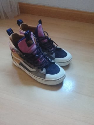 Vans Bota Talla 43 Marrón y Rosa
