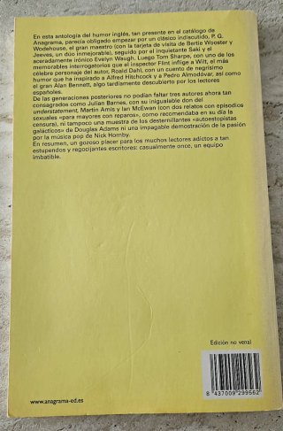 Libro: "El mejor humor inglés"
