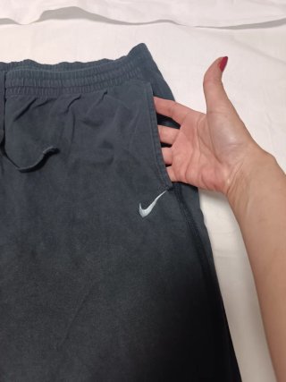 Pantalón Nike Algodón Talla XL Negro