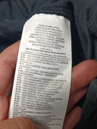 Pantalón Nike Algodón Talla XL Negro