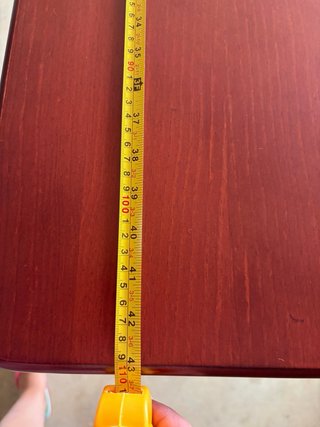 Mesa de madera extensible con ruedas