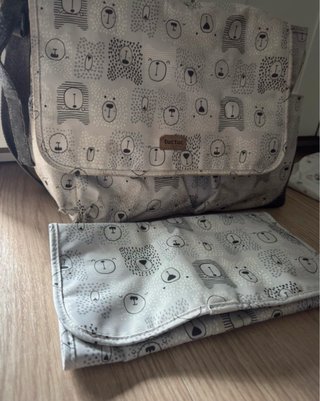 Bolso y cambiador TucTuc bebé estampado ositos