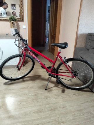 Bicicleta Roja Montaña