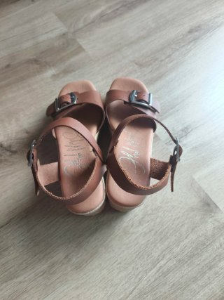 Sandalias piel de verano marrones