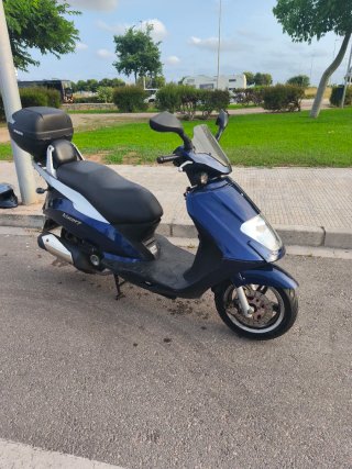Moto Daelim History 4t Scooter 125cc Azul
