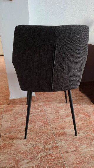 Sillas comedor Jysk PURHUS x4 gris negro