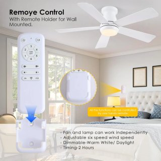Ventilador de techo Kviflon blanco